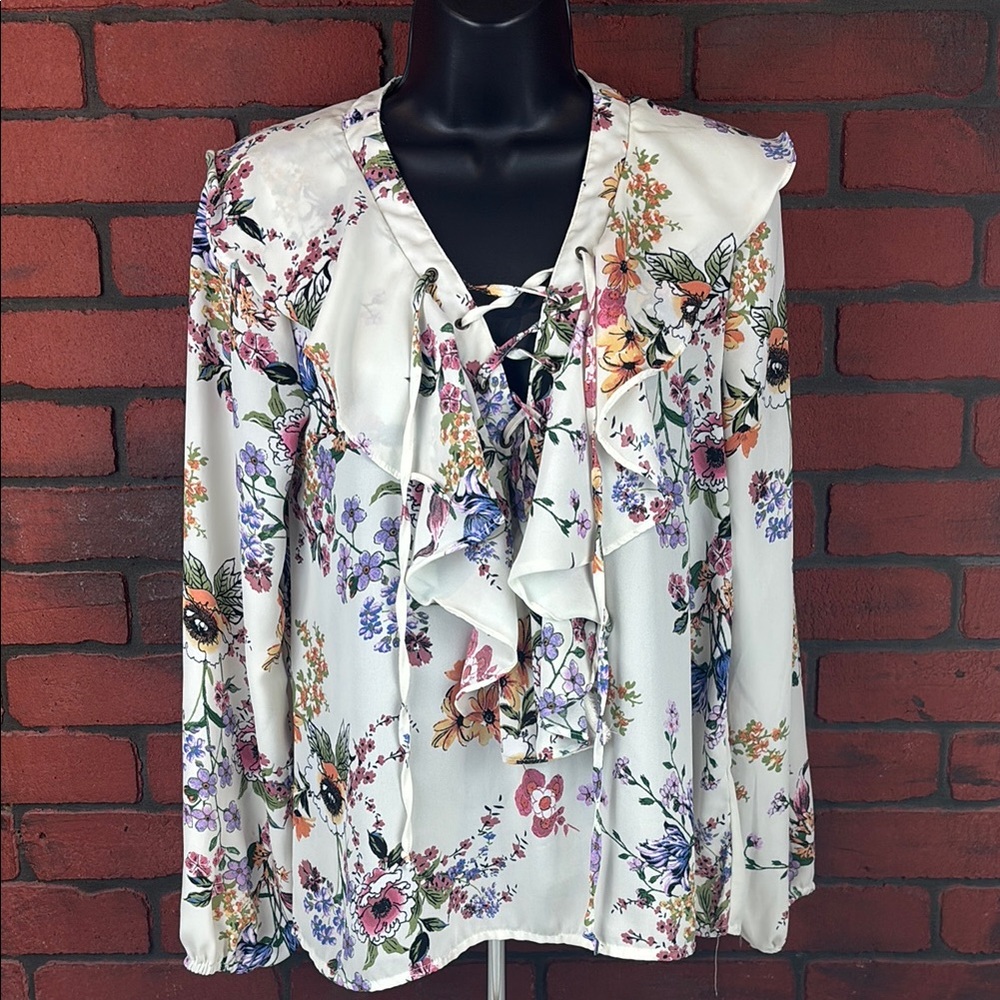 Rue‎ 21 Blouse Womens Medium Floral